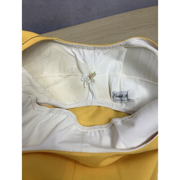 Vintage 60s Elizabeth Stewart Swimsuit Size 12 Blue Hard Cups 2 Piece Se… - Picture 9 of 11